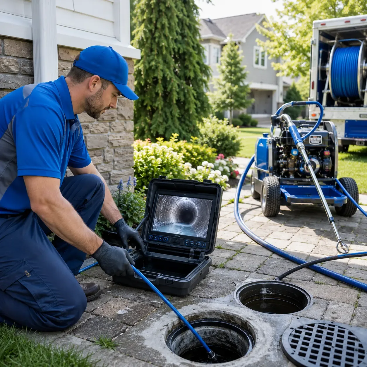Outdoor drain cleaning professionals serving Delmar, NY